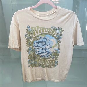 Billabong Cream Graphic Tee - Short Sleeve